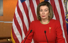 House Speaker Nancy Pelosi (D-Calif.) speaks at a post-impeachment news conference. (Photo: Screen capture)