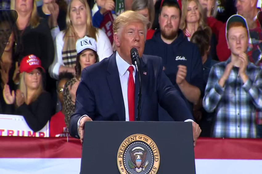 Trump re-election video