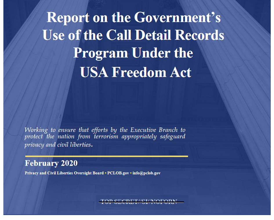  NSA generated 434 million Call Detail Records from 14 FISA warrants