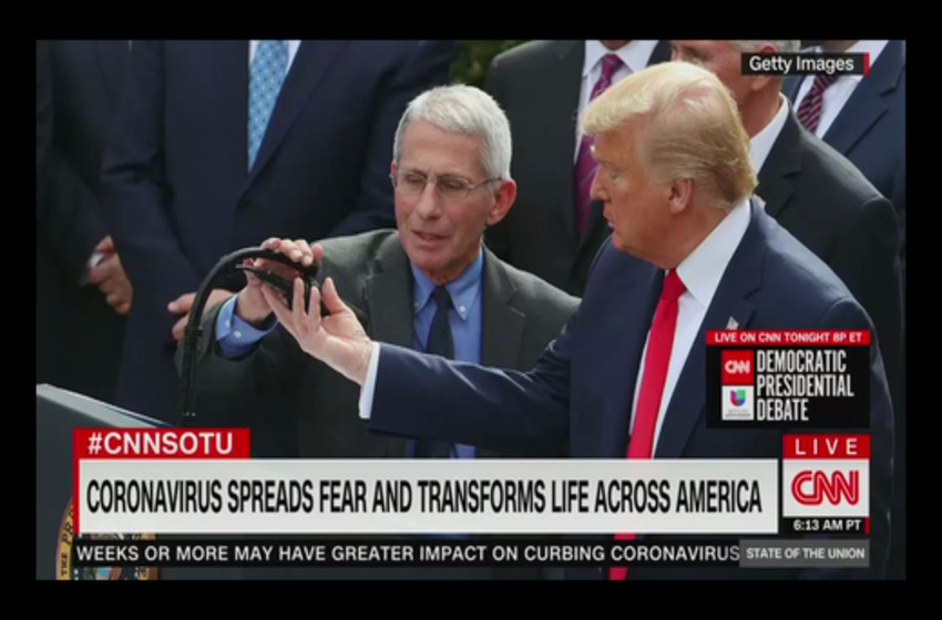 Dr. Fauci Tells CNN to ‘Get Real’ With Their Microphone Freak Out