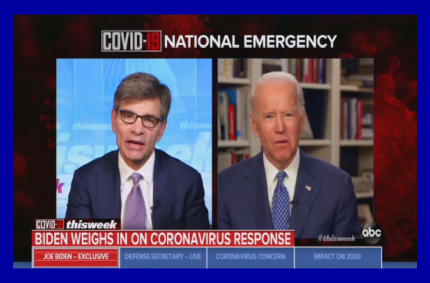  ABC Asks Biden to Blame Virus Deaths on Trump, Ignores Sexual Assault Claim