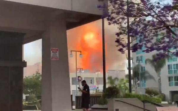 BREAKING: Massive Explosion in Los Angeles, Multiple Buildings Burning, 230 Firefighters Responding — Ten Injured