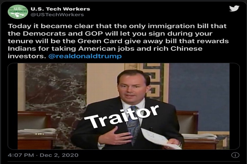  Republican Senators Stick It To American Workers With A Greencard Giveaway!